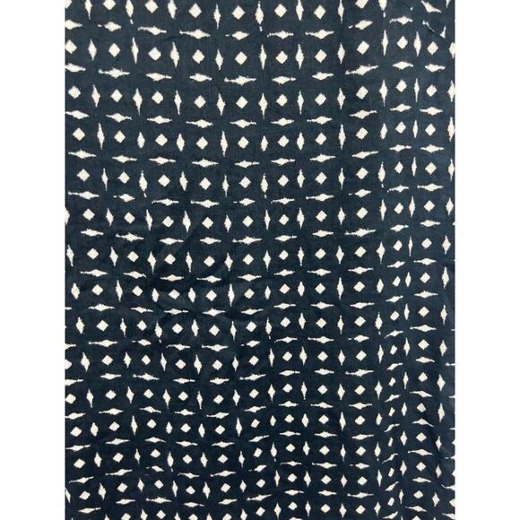 J Jill Geometric Black Small Petite Scoop Neck Linen Shift Mini Dress Size XS - Picture 4 of 8